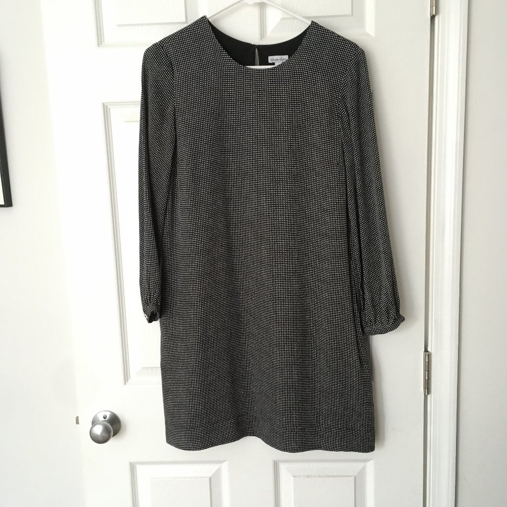 Steven Alan Silk Long Sleeved Dress - Cute Print - Size 4
